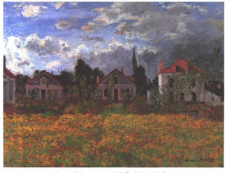 Claude Monet Maisons dArgenteuil